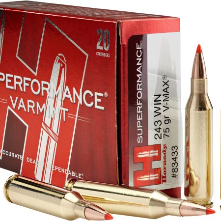 Hornady 80411   243WSSM 75gr 20 Per Box/10 Case