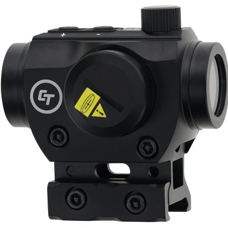 Crimson Trace 1244743 CTS-25  Black 4 MOA Red Dot Reticle, Includes Riser