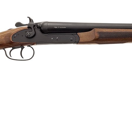 Silver Eagle Arms COACH12 Coach  12 Gauge Break Action 3" 2rd 20" Black Side By Side Barrel, Black Receiver, Fixed Walnut Stock