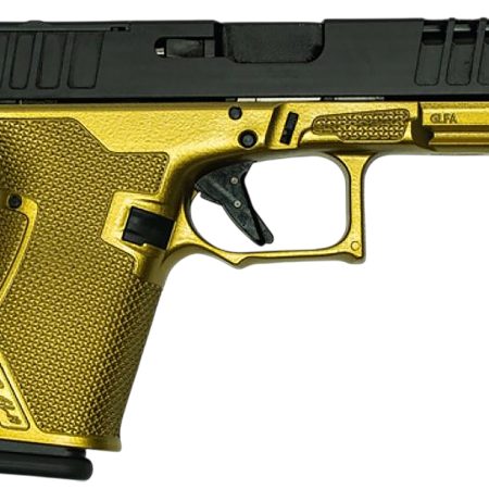 Great Lakes Firearms GL19GGLD Striker  Compact Frame 9mm Luger 15+1 4" Black Nitride Barrel, Optic Cut/Serrated/Window Cut Slide, Polymer Frame, RMR Footprint, Ambidextrous