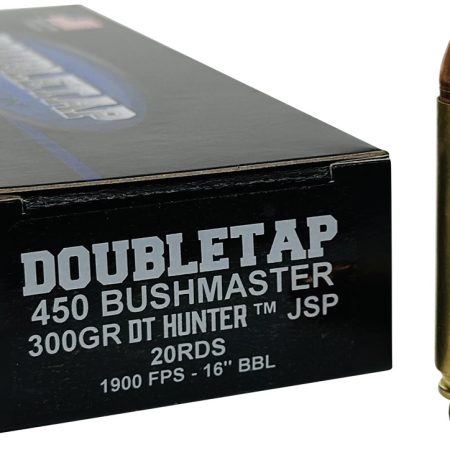DoubleTap Ammunition 450B300SP   450Bushmaster 300gr 20 Per Box/25 Case