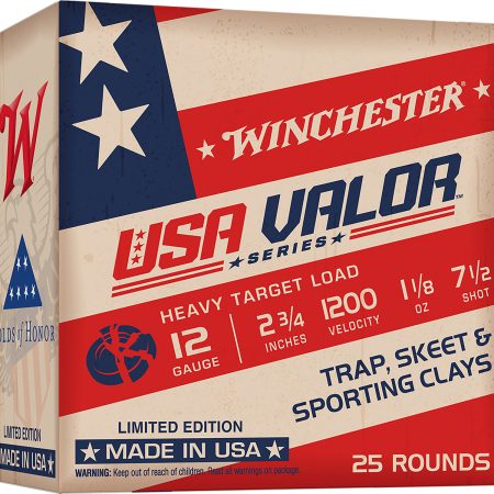 Winchester Ammo USAV127 USA Valor  12Gauge 2.75" 1 1/8oz 7.5Shot 25 Per Box/10 Case