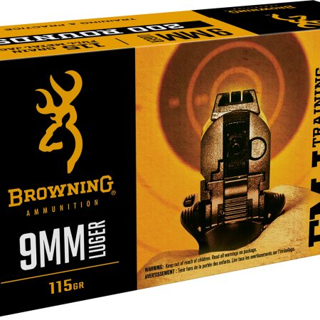 Browning Ammo B191800096   9mm 115gr Full Metal Jacket 200 Per Box/5 Case *Bulk Pack