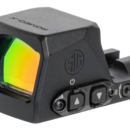 Sig Sauer Electro-Optics SORX1070 Romeo-X Pro Black 1x24mm Illuminated Green Circle w/Dot Reticle RX Footprint Mount
