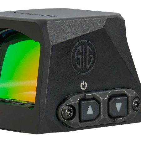 Sig Sauer Electro-Optics SORX1470 Romeo-X Enclosed Compact Black 1x24mm Illuminated Green Circle w/Dot Reticle RX Footprint Mount