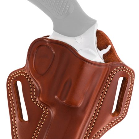 Galco CM334 Combat Master Belt Holster OWB Tan Steerhide Fits S&W L Frame M686 Plus Right Hand