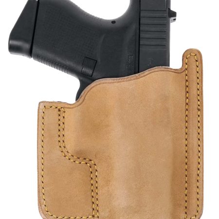 Galco PH800 Front Pocket Horsehide Holster Natural Fits Glock 43 Ambidextrous