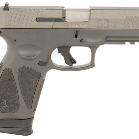 Taurus 1-G3B94CG G3  Full Size Frame 9mm Luger 17+1 4" Stainless Stainless Steel Barrel, Tungsten Gray Cerakote Stainless Steel Serrated Slide, Gray Polymer Frame w/Picatinny Rail