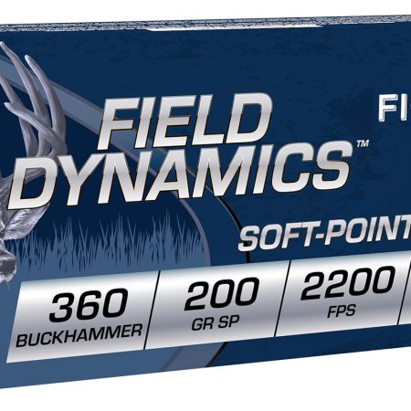 Fiocchi 360BHB Field Dynamics  360Buckhammer 200gr Soft Point 20 Per Box/10 Case
