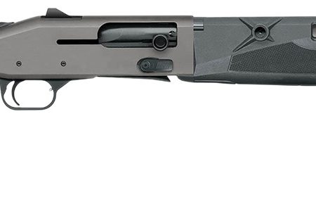 Mossberg 85170 940 Pro 12 Gauge 7+1 18.50" Tungsten Gray Cerakote Barrel, Tungsten Gray Cerakote Aluminum Drilled & Tapped Receiver, Black Fixed Synthetic Stock