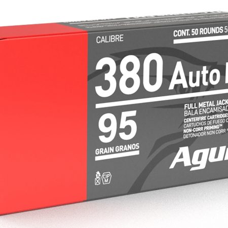 Aguila 1E802380   380ACP 95gr Full Metal Jacket 50 Per Box/10 Case