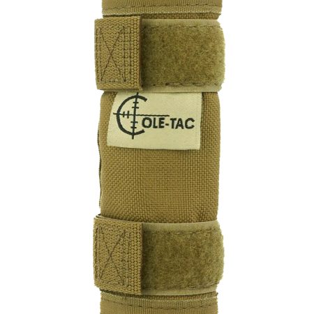 Cole-tac BPC102 Baby Python Suppressor Cover Fits 5" Long Cordura Nylon Coyote Brown