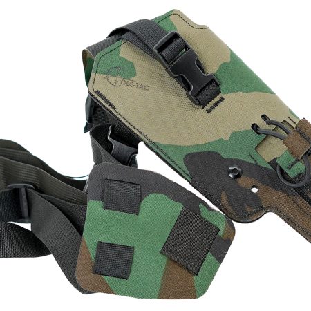 Cole-tac VW116 Varmint Wrangler Pistol Holder M81 Woodland Right Hand