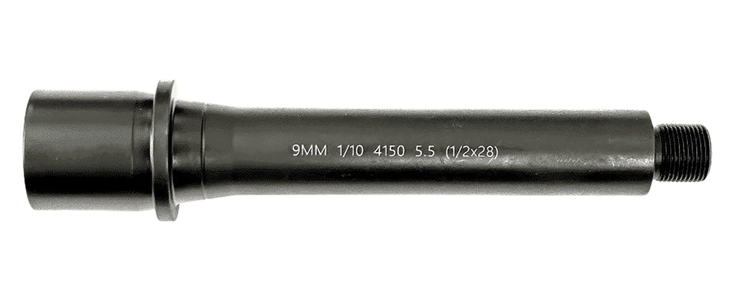 Lead & Steel Llc LS9MM5.5-28 AR9 9mm Straight Profile Black Nitride Chrome Moly Vanadium