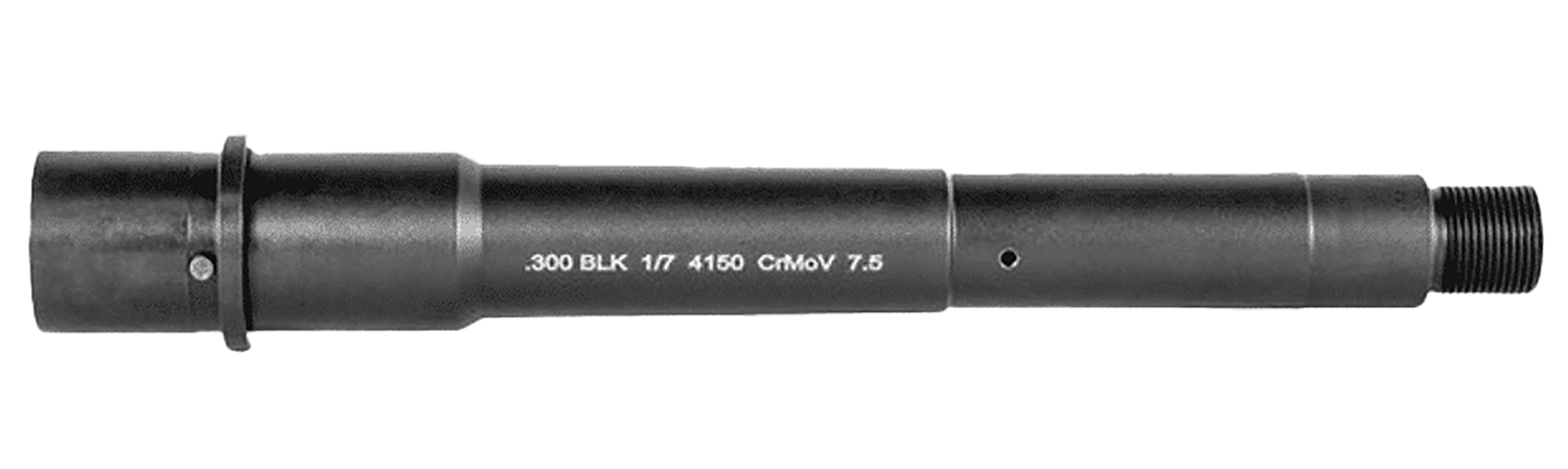 Lead & Steel Llc LS300-7.5   300 Blackout 7.50" Government Profile Features M4 Feed Ramps