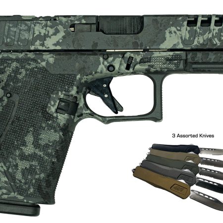 GLFA GL19 LGRY-BUNDLE STRIKER 9MM 4IN   LICHEN-GRY