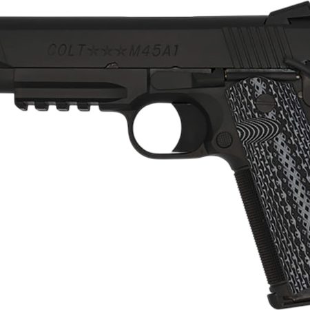 Colt Mfg O1070CQBB Custom Carry CQB 45 ACP 7+1 5" National Match Barrel, Carbon Steel Frame w/Picatinny Rail