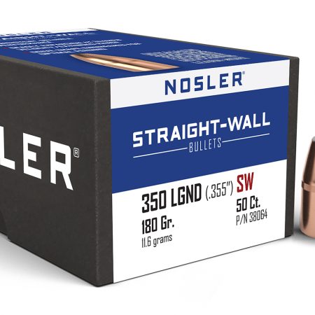 Nosler 38064 Straight Wall  350Legend 180gr Power Point 50CT