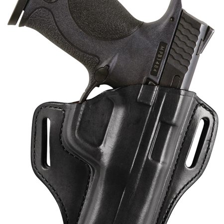 Bianchi 23998 57 Remedy  OWB Size 15 Black Leather Belt Slide Fits S&W M&P Shield Right Hand