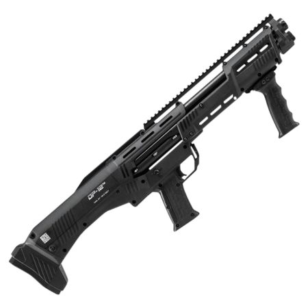 Standard Mfg DP12 DP-12  12 Gauge Pump 3" 14+2 18.88" Black Double Barrel, Black Picatinny Rail Aluminum Receiver, Picatinny Handguard, Black Synthetic Stock