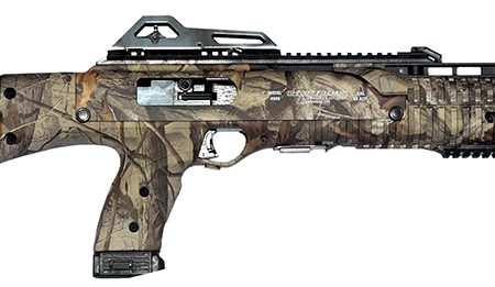 Hi-Point 4595TSWC 4595TS Carbine 45 ACP 17.50" 9+1 Black Woodland Camo All Weather Skeletonized Stock