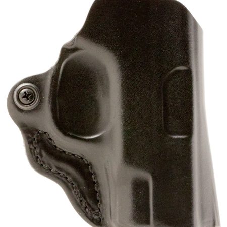 DeSantis Gunhide 019BA8JZ0 Mini Scabbard  OWB Black Leather Belt Slide Fits Sig P365 Right Hand