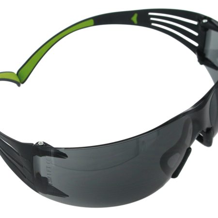 Peltor SF400PG8 Sport SecureFit 400 Adult Wraparound Gray Lens Polycarbonate Black Frame