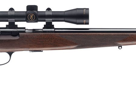 Browning 025175202 T-Bolt Sporter Full Size 22 LR 10+1 22" Blue Polished Steel Barrel, Drilled & Tapped Blue Steel Receiver, Fixed Black Walnut Stock, Right Hand