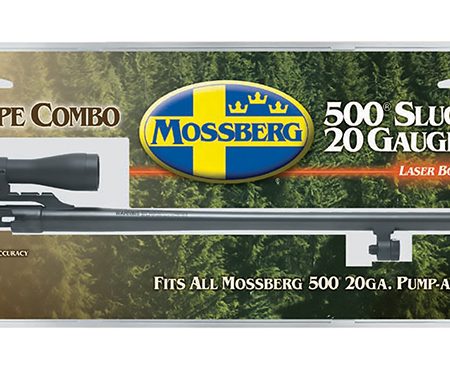 Mossberg 92010 OEM  20 Gauge 24" Slug Barrel w/Cantilever Mount, Fully-Rifled Bore & Blued Finish, For Use w/Mossberg 500 & Maverick 88 6-Shot Models, Includes 3-9x40mm Scope