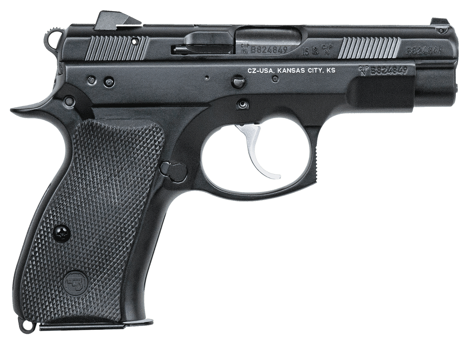 CZ-USA 01194 75 D PCR Compact Frame 9mm Luger 10+1 3.75" Black Steel Barrel, Black Steel Serrated Slide, Black Polycoat Aluminum Frame w/Beavertail, Black Rubber Grip, Right Hand