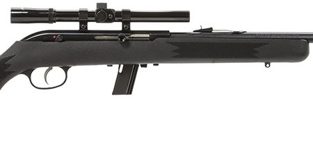 Savage Arms 40000 64 FXP Full Size 22 LR 10+1 21" Matte Black Sporter Barrel, Matte Black Grooved Carbon Steel Receiver, Matte Black Fixed Synthetic Stock, 4x15mm Scope, Right Hand