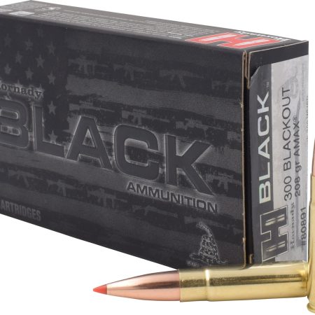 Hornady 80891 Black  300Blackout 208gr Hornady A Max 20 Per Box/10 Case