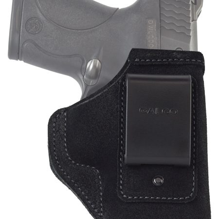 Galco STO658B Stow-N-Go  IWB Black Leather Belt Clip Fits S&W M&P Shield w/Crimson Trace Laser Right Hand