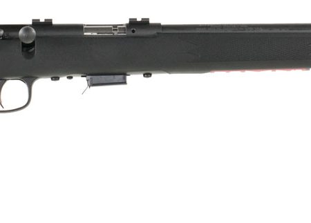 Savage Arms 93200 93 FV Full Size 22 WMR 5+1 21" Matte Black Heavy Barrel, Matte Black Drilled & Tapped Carbon Steel Receiver, Matte Black Fixed Synthetic Stock, Right Hand