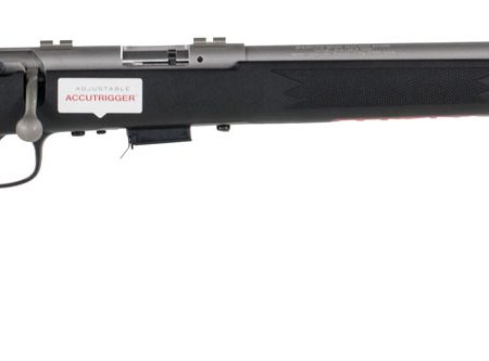 Savage Arms 94700 93 FVSS Full Size 22 WMR 5+1 21" Matte Heavy Barrel, Matte Drilled & Tapped Stainless Steel Receiver, Matte Black Fixed Synthetic Stock, Right Hand