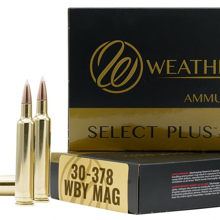Weatherby B303180TTSX Select Plus  30-378WthbyMag 180gr Barnes Tipped TSX Lead Free 20 Per Box/10 Case