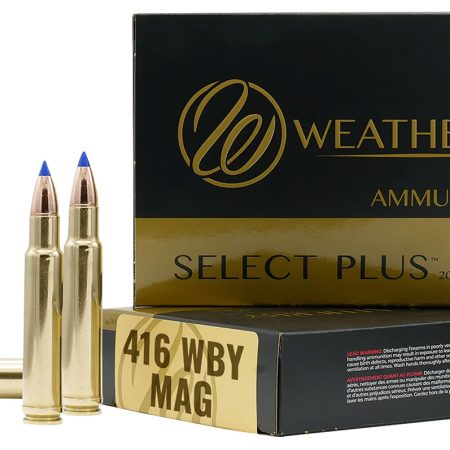 Weatherby B416350TTSX Select Plus  416WthbyMag 350gr Barnes Tipped TSX Lead Free 20 Per Box/10 Case