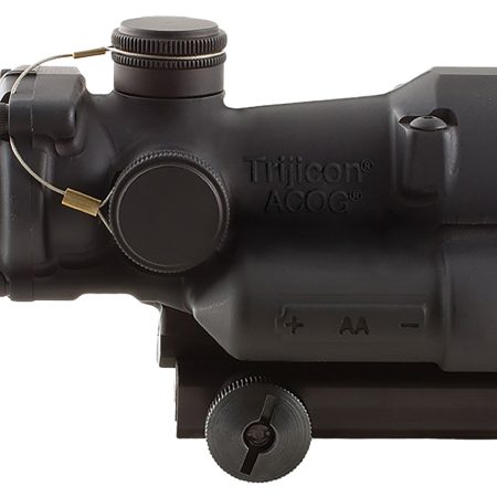 Trijicon 100432 ACOG  4x 32mm Obj 36.80 ft @ 100 yds FOV Matte Black Finish LED Illuminated Green Crosshair 300 Blk
