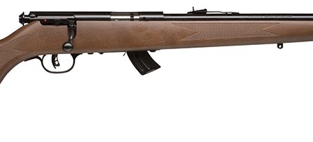Savage Arms 20700 Mark II G Full Size 22 LR 10+1 21" Matte Black Sporter Barrel, Matte Black Drilled & Tapped Carbon Steel Receiver, Satin Brown Fixed Wood Stock, Right Hand