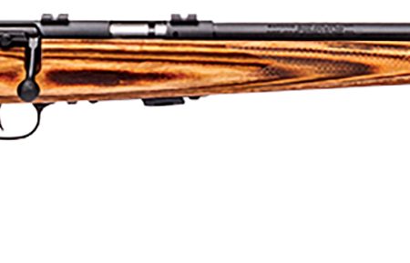 Savage Arms 25700 Mark II BV Full Size 22 LR 5+1 21" Matte Black Heavy Button Rifled Barrel, Matte Black Drilled & Tapped Carbon Steel Receiver, Satin Brown Fixed Laminate Stock, Right Hand