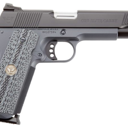 Wilson Combat CQBECFS9 1911 CQB Elite Carry Exclusive Configuration 9mm Luger 10+1, 5" Match Grade Barrel, Black Serrated Carbon Steel Slide, Gray Carbon Steel Frame w/Beavertail