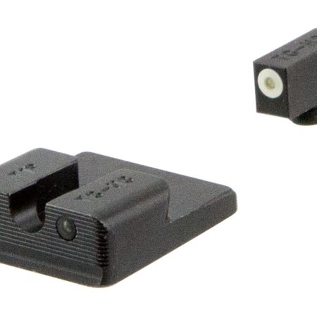 TruGlo TG231T2W Tritium Pro  Black | Green Tritium White Outline Front Sight Green Tritium Rear Sight