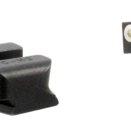 TruGlo TG231W1W Tritium Pro  Black | Green Tritium White Outline Front Sight Green Tritium Rear Sight