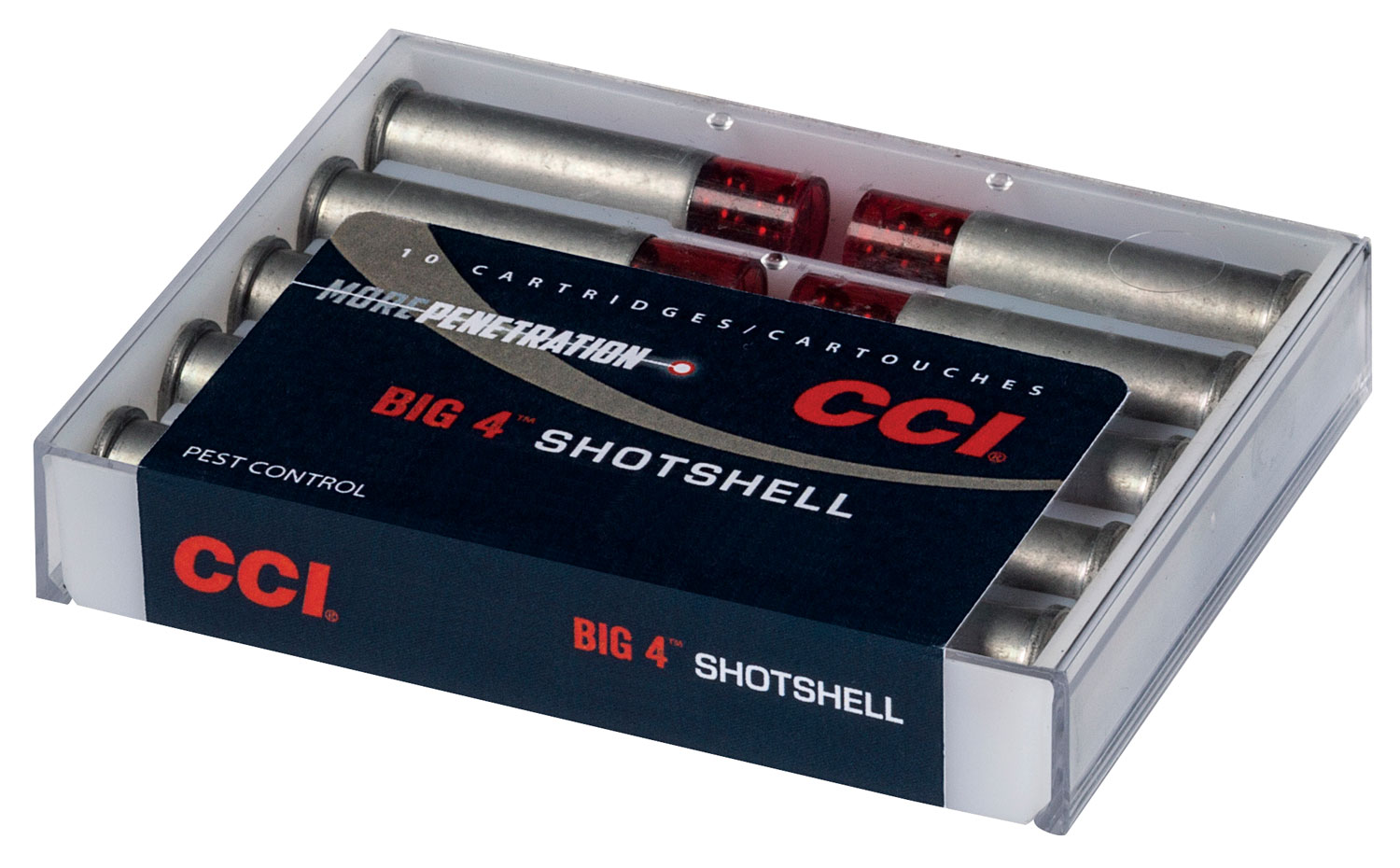 CCI 3712CC Big 4 Shotshell 9mmLuger 45gr #4Shot 10 Per Box/20 Case