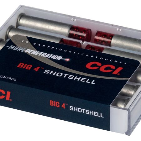 CCI 3718CC Big 4 Shotshell 44Rem Mag/44S&W Spl 110gr #4Shot 10 Per Box/20 Case