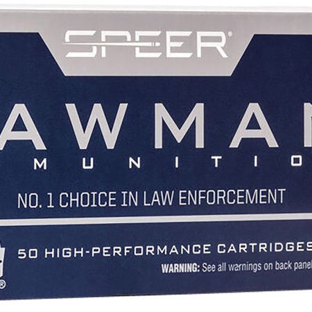 Speer 53826 Lawman Training Clean-Fire 9mmLuger 147gr Total Metal Jacket Flat Nose 50 Per Box/20 Case