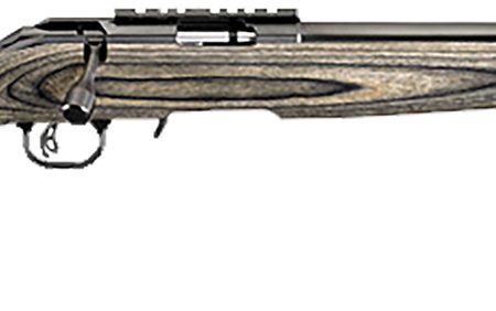 Ruger 8348 American Rimfire Target Full Size 22 LR 10+1 18" Satin Blued Threaded Bull Barrel, Satin Blued Drilled & Tapped Steel Receiver, Black Laminate Fixed Stock, Right Hand