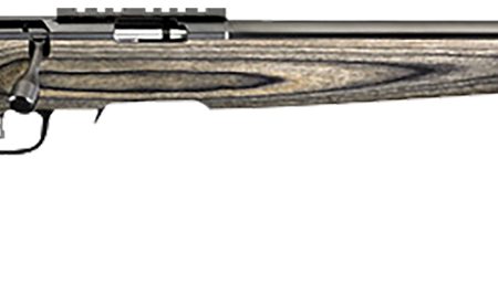 Ruger 8350 American Rimfire Target Full Size 17 HMR 9+1 18" Satin Blued Threaded Bull Barrel, Satin Blued Steel Drilled & Tapped Receiver, Black Laminate Fixed Stock, Right Hand