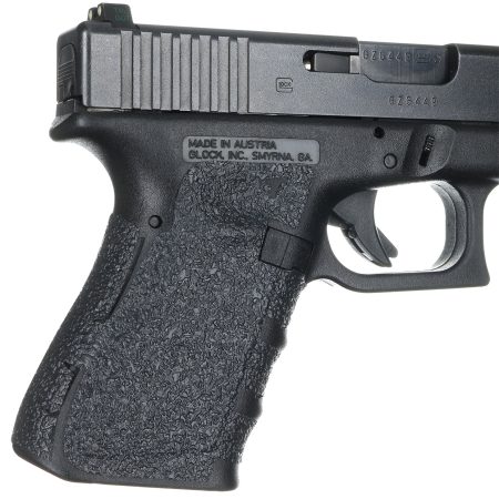 Talon Grips 104R Adhesive Grip  Compatible w/Glock Gen1-3 Glock 19/23/25/32/38, Black Textured Rubber