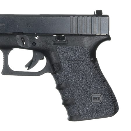 Talon Grips 110G Adhesive Grip  Compatible w/Glock 19/23/25/32/38 Gen4 w/No Backstrap, Black Textured Granulate